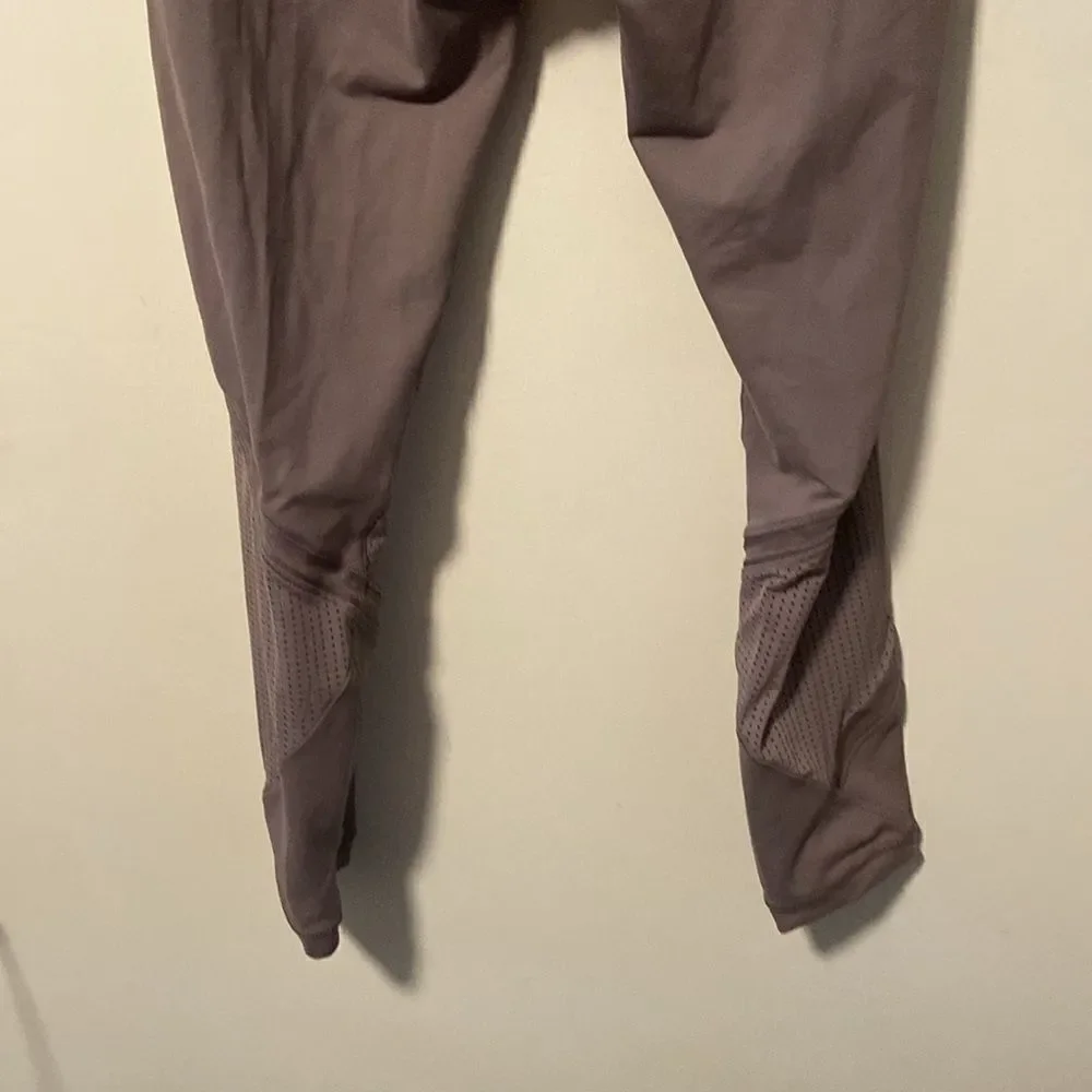 CALIA by Carrie Underwood Purple Essential Mesh Crop Leggings Size Medium